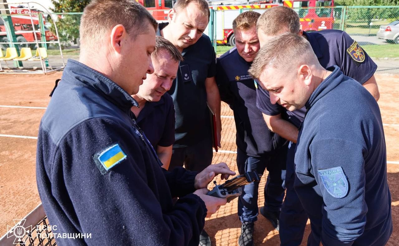 Рятувальники Полтавщини освоюють роботу з дронами