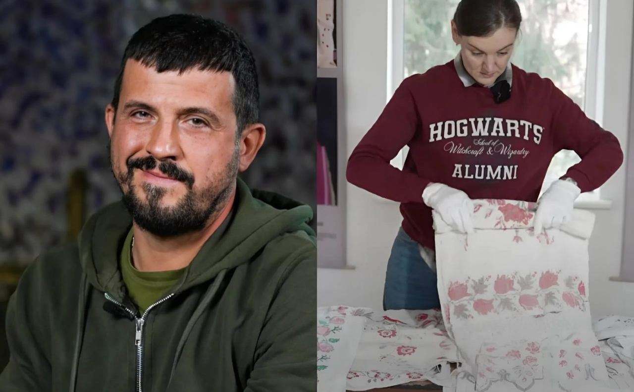 Військовий врятував з-під обстрілів колекцію старовинних вишивок