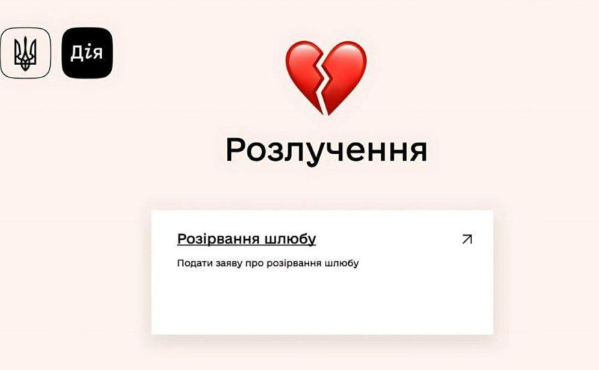 У «Дії» можна буде розлучитися