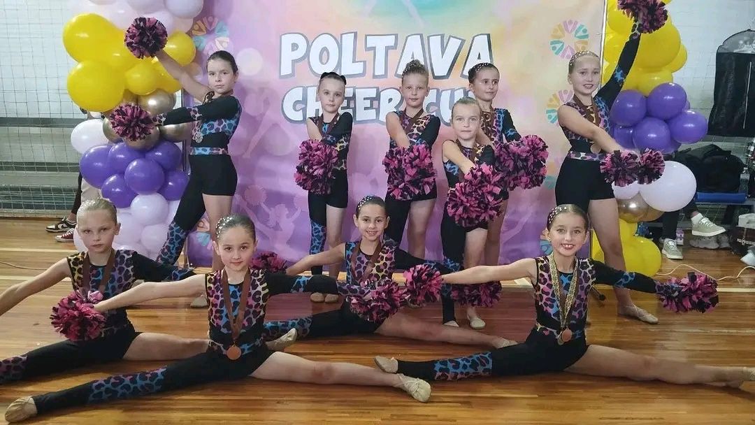 Решетилівські черлідери — серед кращих на обласних змаганнях у Полтаві