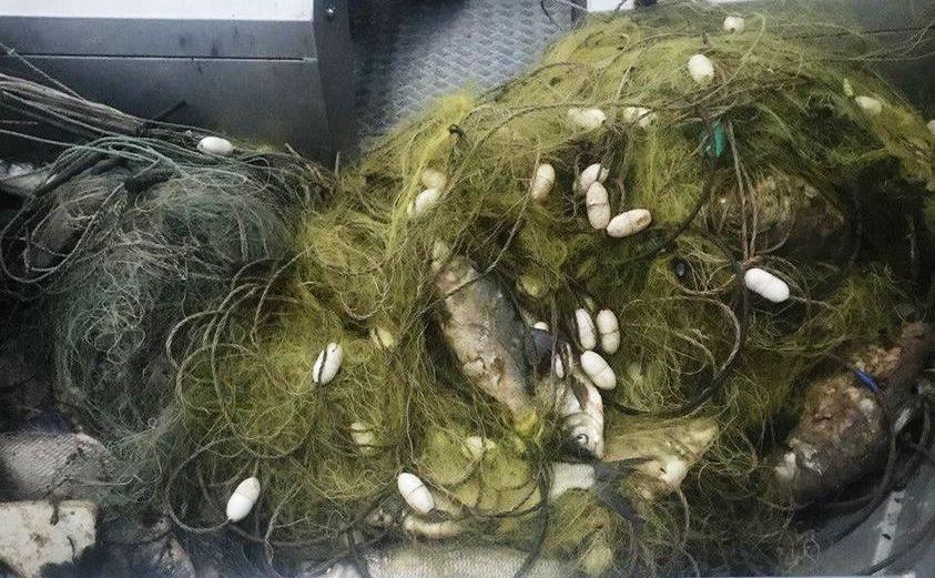Із Кременчуцького водосховища вилучили 2 км браконьєрських сіток