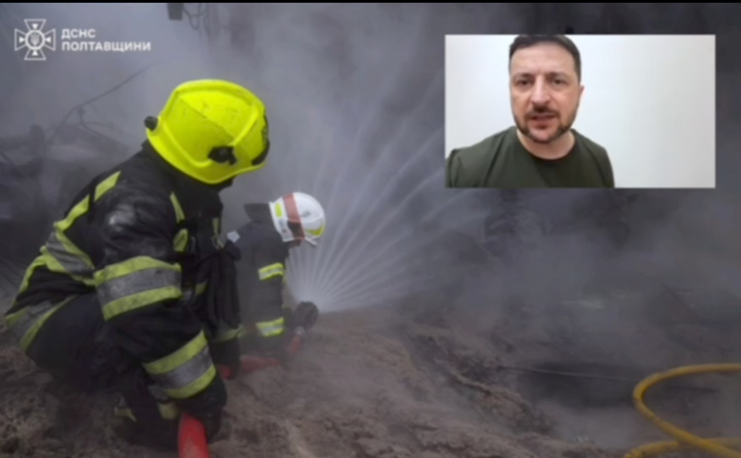 Зеленський подякував рятувальникам з Полтавщини за роботу