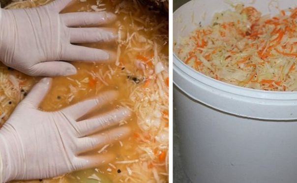 У Пасічниківському СК-філії волонтерське об’єднання «Вітамін» заквасило 27 відер капусти для ЗСУ