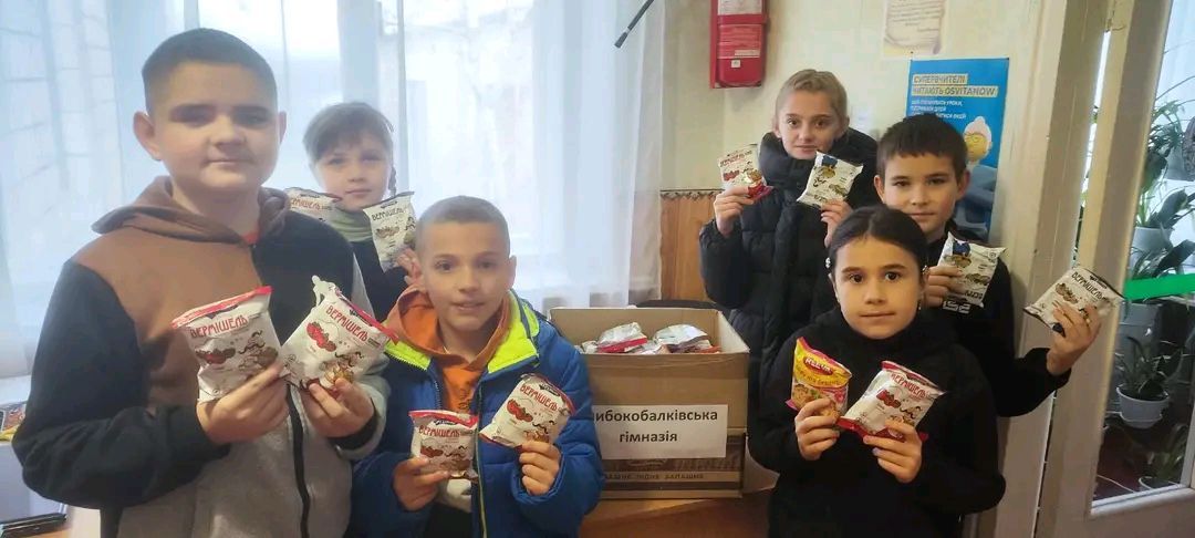 Глибокобалківські школярі зібрали допомогу для захисників