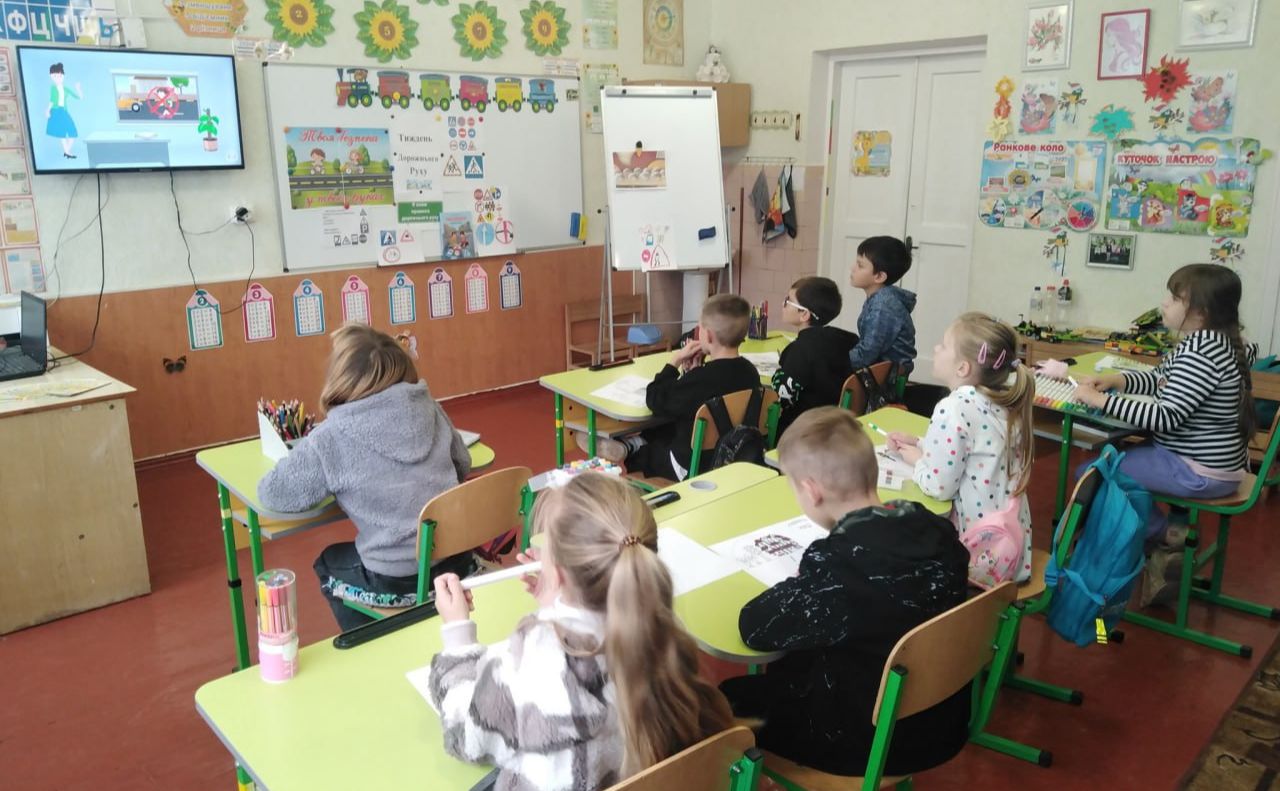 Із глибокобалківськими школярами говорили про безпеку дорожнього руху