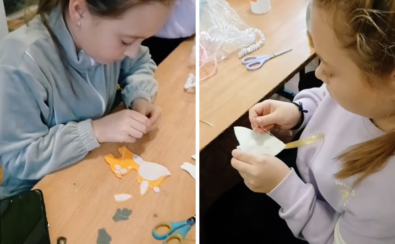 Вихованки гуртка «TVORCHI DOLONI» готуються до різдвяно-новорічних свят