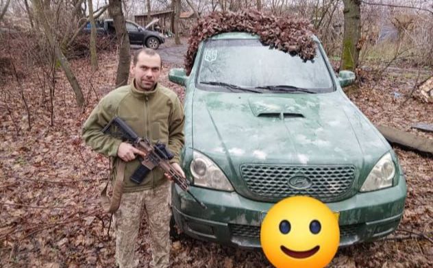 Євген Денисенко — із автівкою на фронті