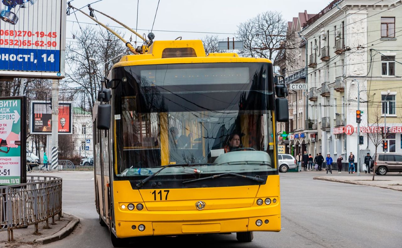У Полтаві та Кременчуці тролейбуси працюватимуть попри відключення світла