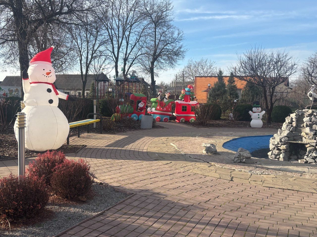 У місті облаштували казкову локацію до різдвяних свят