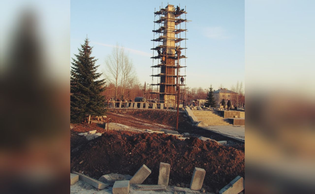 Будівництво Меморіалу слави у Решетилівці, 1985 рік