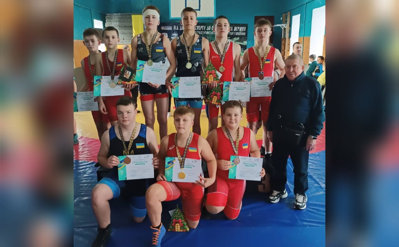 Юні борці Решетилівщини — серед переможців відкритого чемпіонату в Полтаві