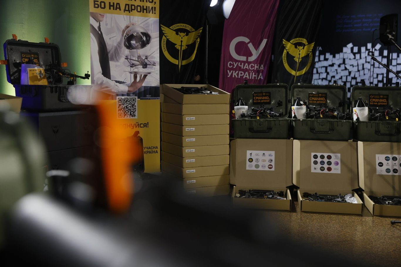 100 SECRET BOXів із дронами для ГУР: потужна кампанія «Смачно, бо на дрони!» фінішувала