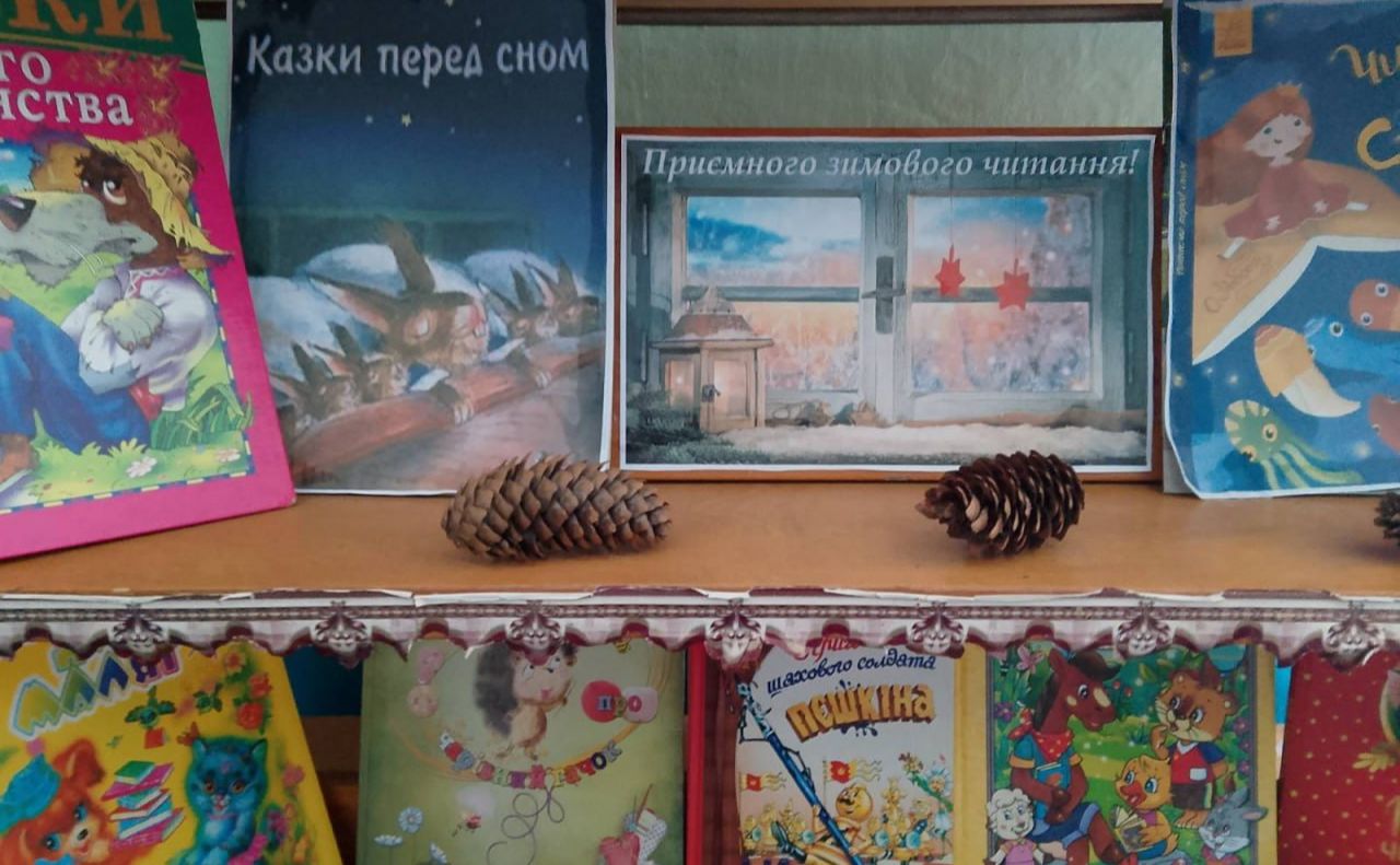 Колотіївська книгозбірня пропонує обрати книги для читання взимку