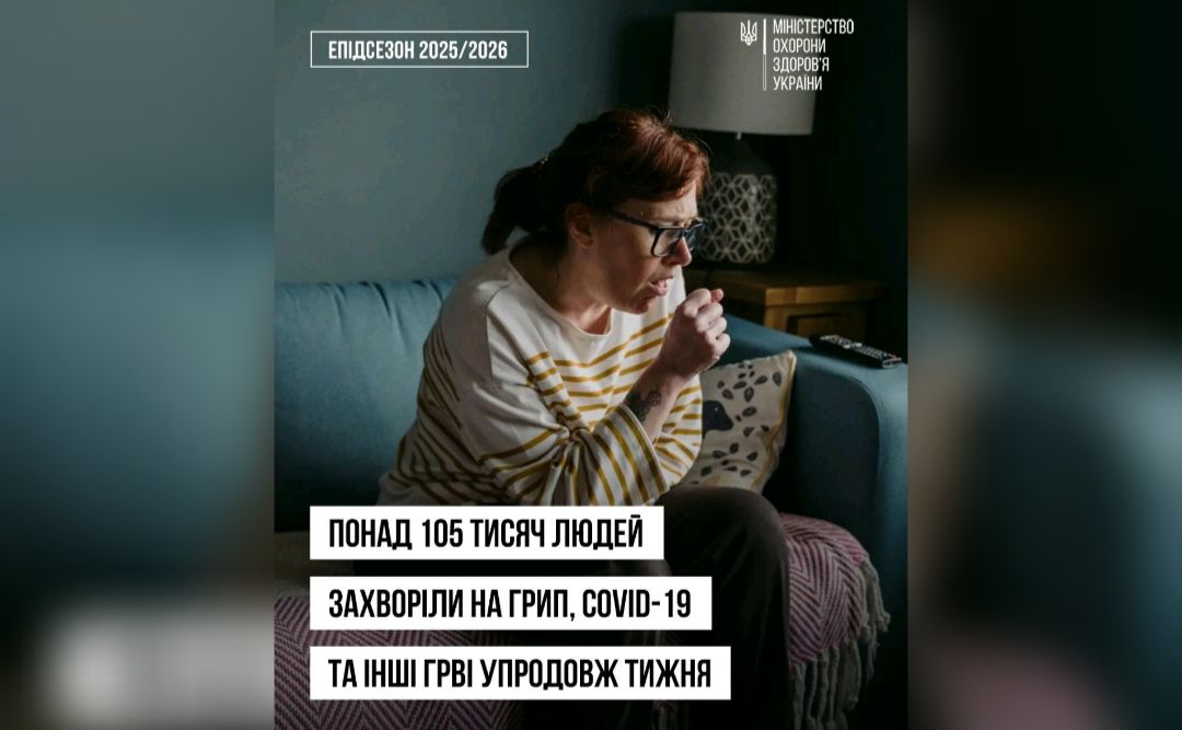 В Україні знижується рівень захворюваності на грип та ГРВІ