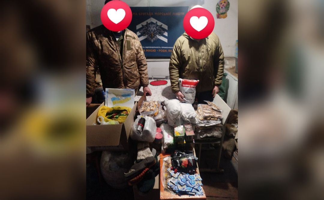 Бійці із 38-ї бригади отримали маскувальні костюми та сітки із Решетилівки