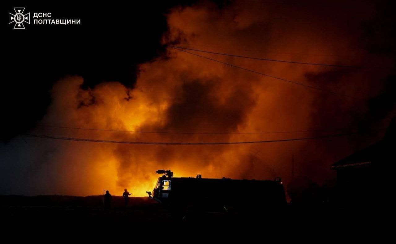 Вночі росія атакувала Полтавщину