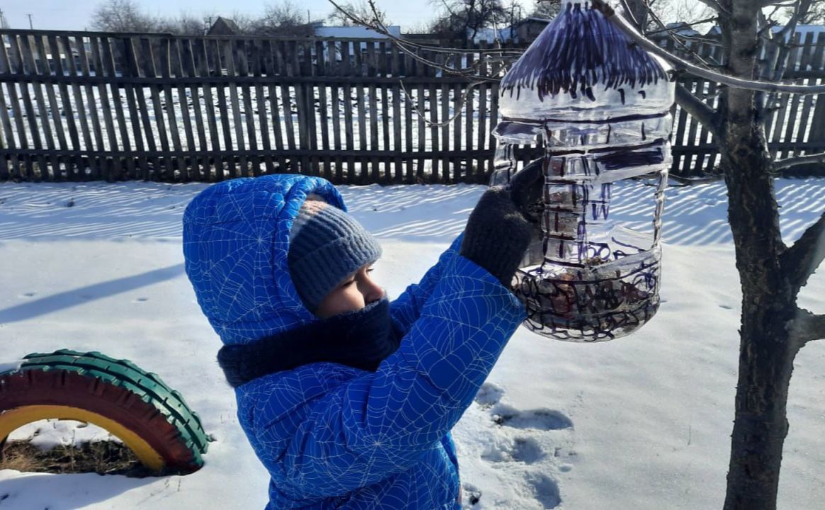 Вихованці Решетилівської філії ПОЕНЦУМ долучилися до акції «Моя годівничка»