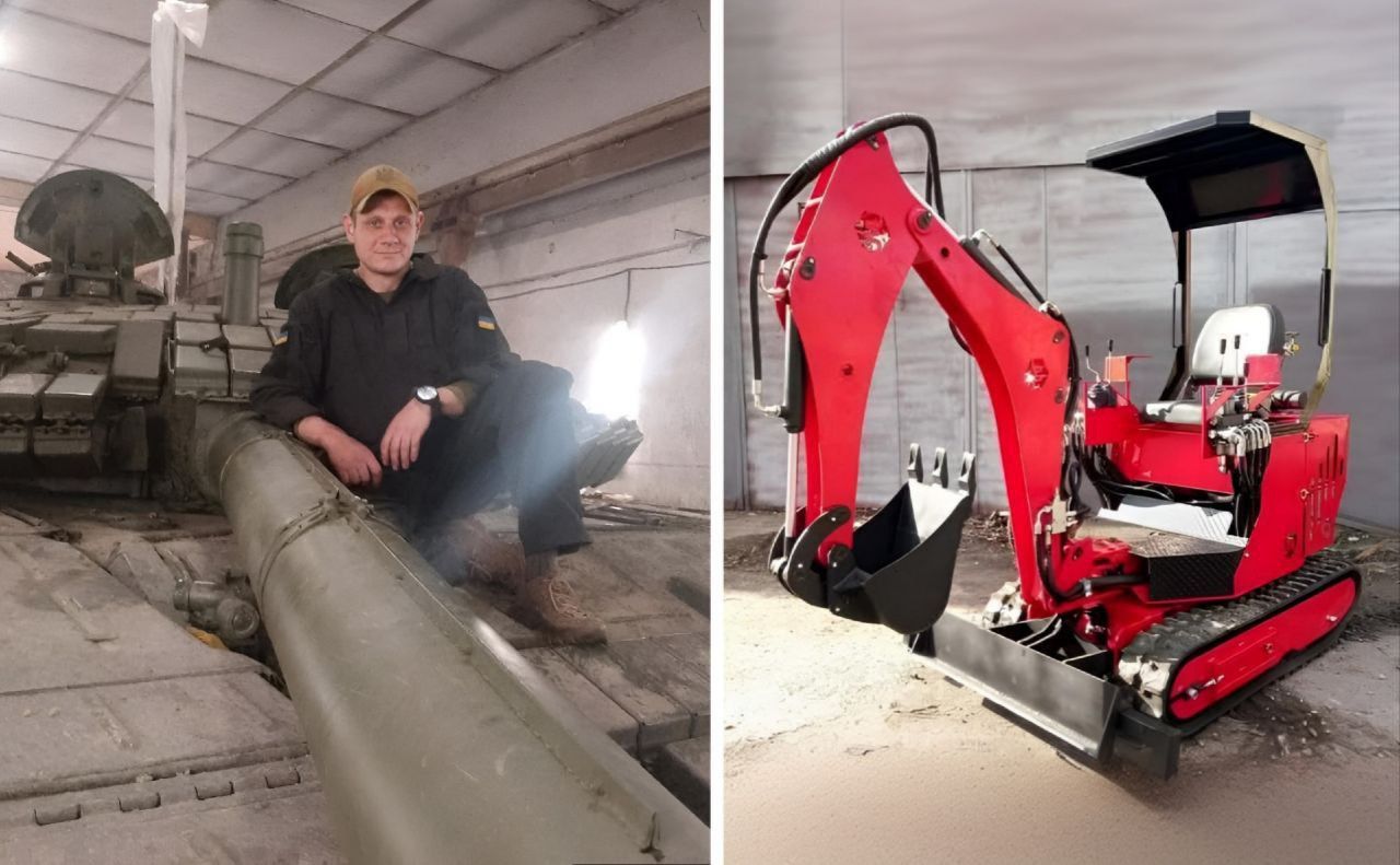 Триває збір коштів на мініекскаватор для військового Віктора Оніпка