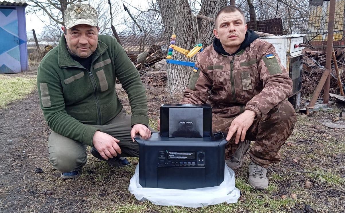 Володимир Гриженко — із зарядною станцією