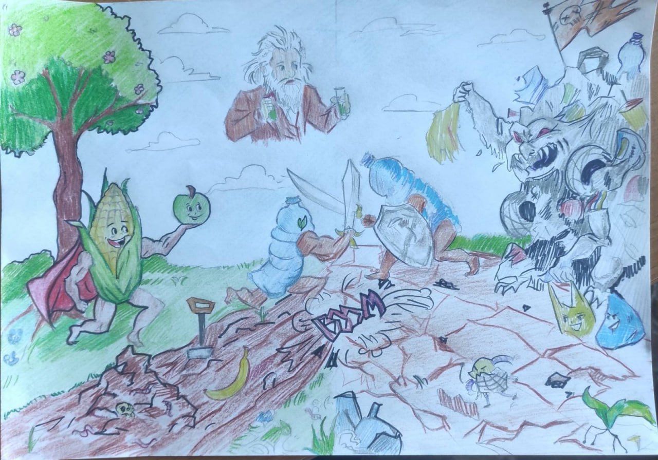 «Органіка проти сміття»: юні натуралісти провели конкурс малюнків