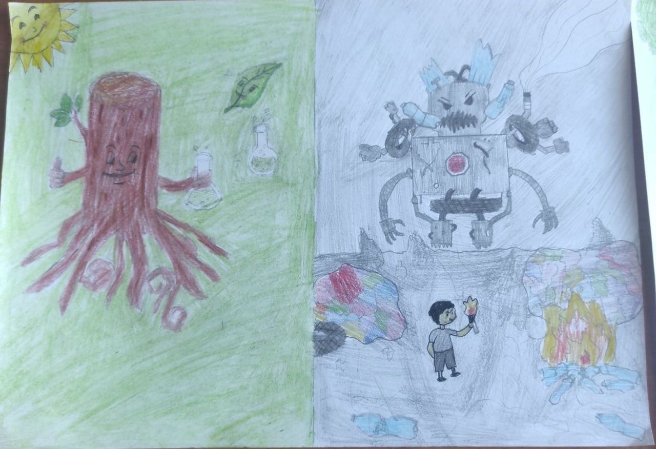 «Органіка проти сміття»: юні натуралісти провели конкурс малюнків