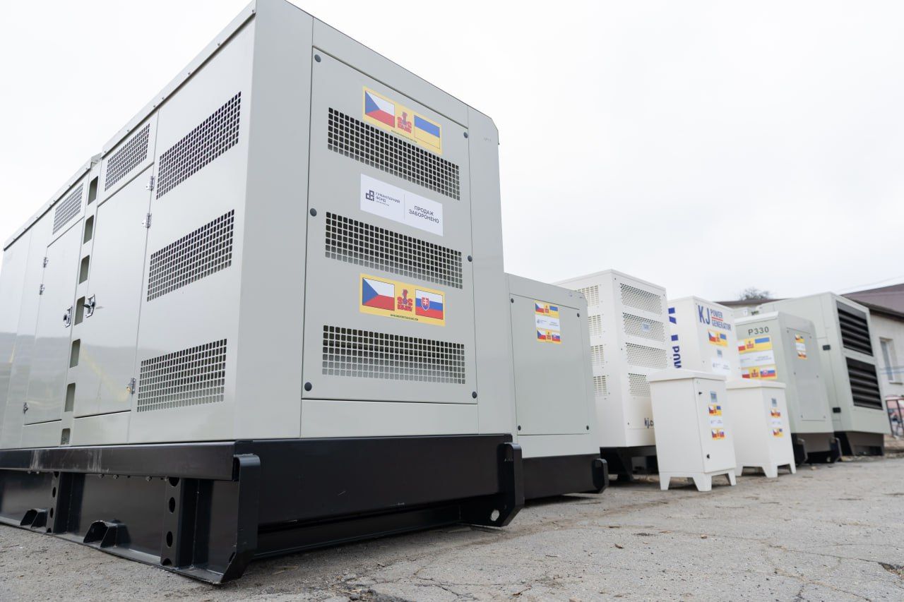 Полтавщина отримала від фонду Сергія Притули 10 промислових генераторів