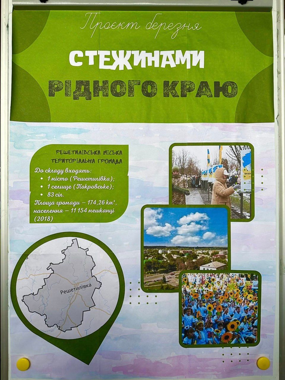 Решетилівські школярі вивчають символи рідного краю