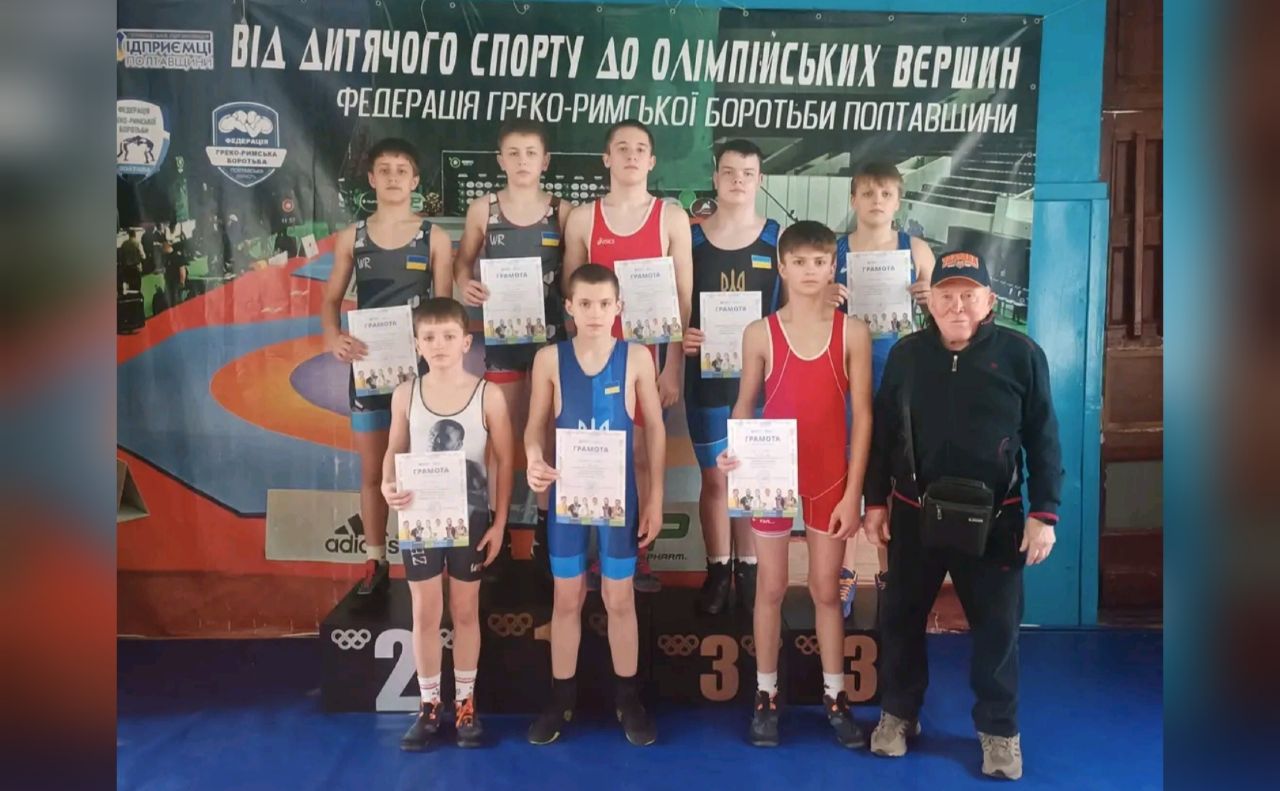 Юні борці з Решетилівки — серед кращих на чемпіонаті області