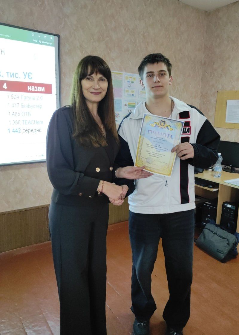 Команда із Покровського — переможець І етапу Чемпіонату з основ підприємництва «Крок до бізнесу»