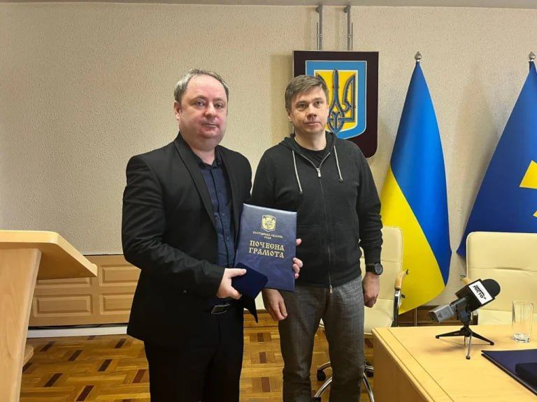 Голова облради Олександр Біленький відзначив працівників житлово-комунальної сфери Полтавщини