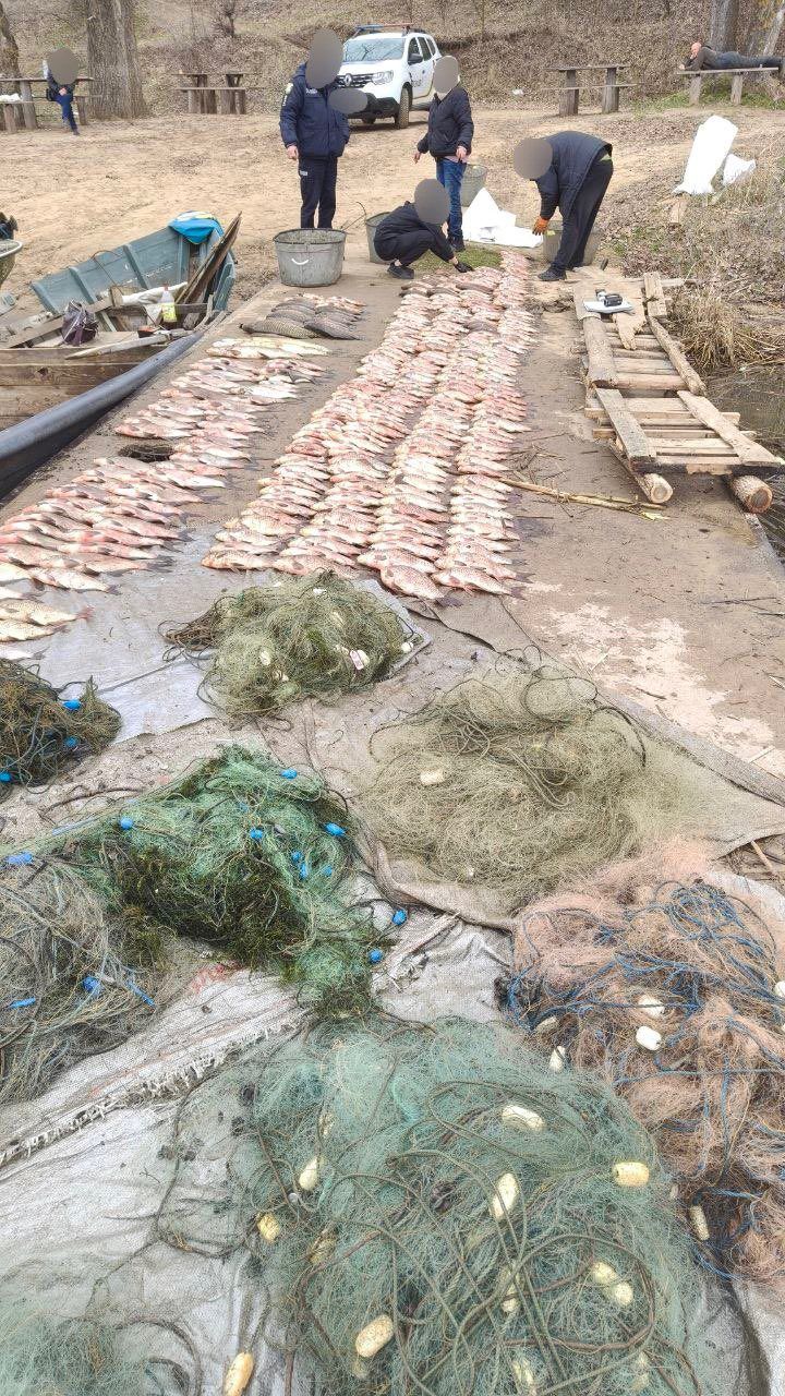 Біля Світлогірського рибалка незаконно наловив майже півтонни риби