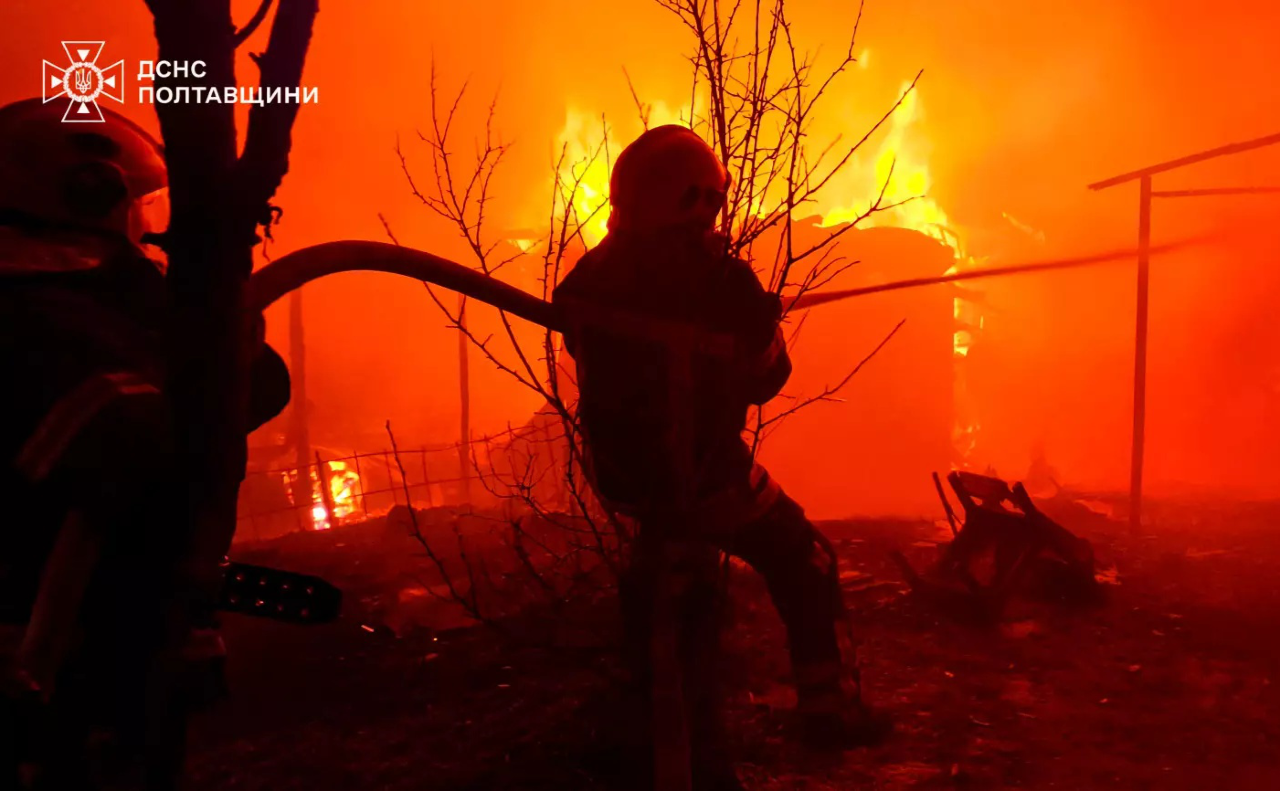 На Полтавщині не вщухають пожежі