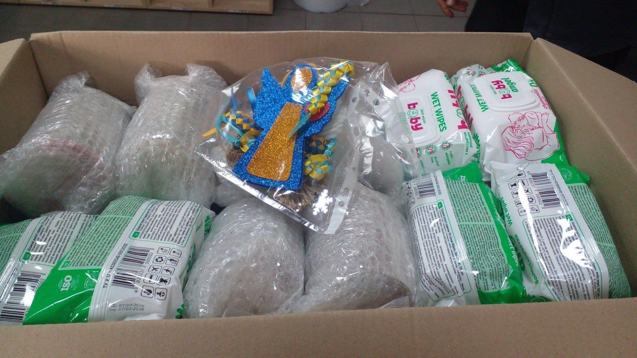 Із Решетилівки відправили гумвантаж на фронт