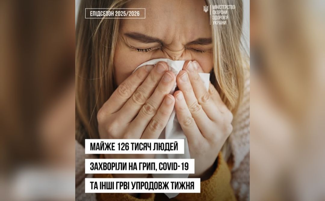 В Україні знижується рівень захворюваності на грип та ГРВІ