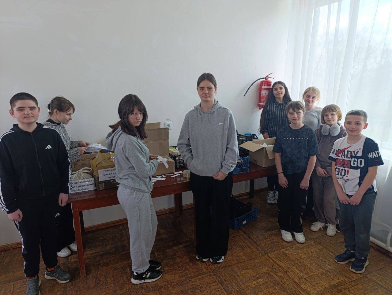 «Благодійний кошик»: глибокобалківські школярі зібрали допомогу для захисників