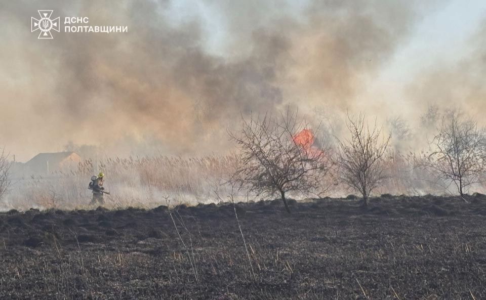 За минулу добу в області вигоріло понад шість гектарів сухостою