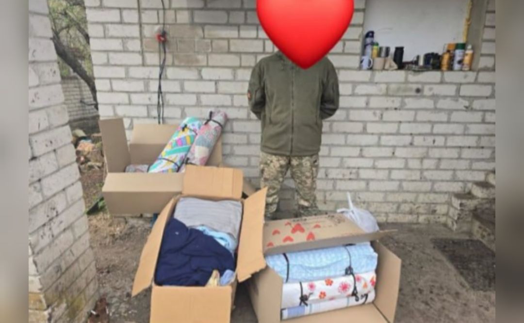 Бійці із 116-ї бригади отримали речі для утеплення бліндажів