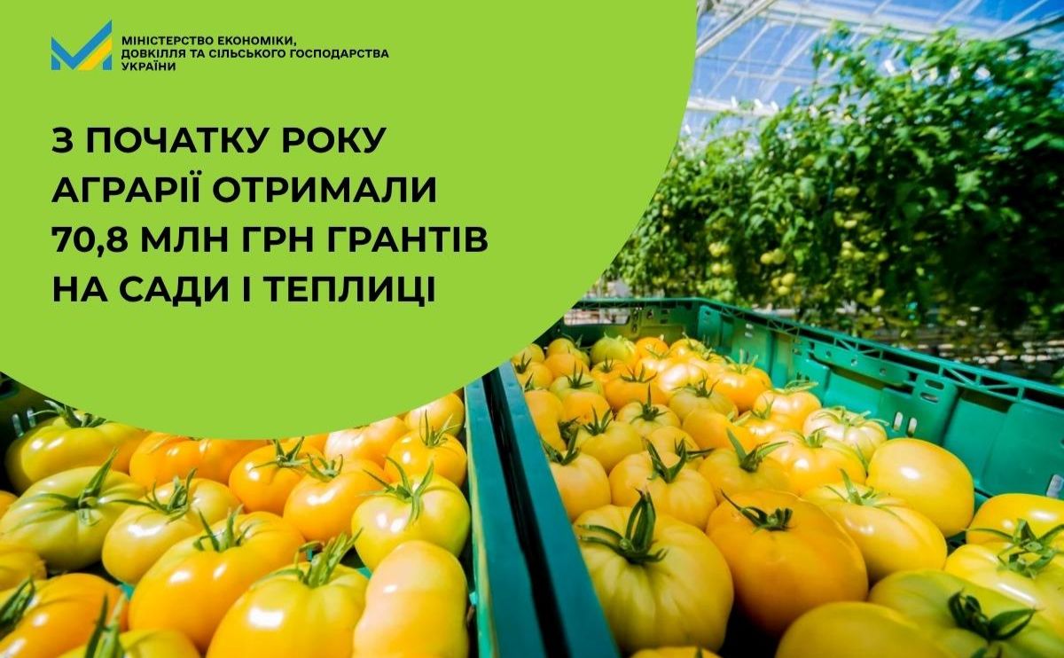 14 агропідприємств отримали гранти на розвиток садівництва