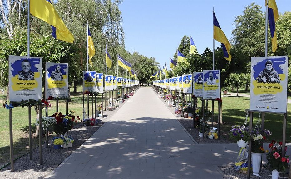 У Решетилівці розбудовують Алею Героїв