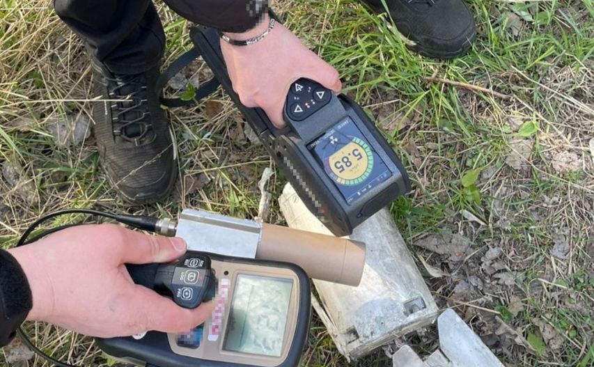 В уламках збитого російського безпілотника виявили підвищений радіаційний фон