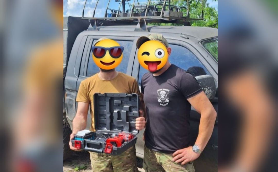 Громада викупила набір інструментів для ремонту автівок 66-ї бригади