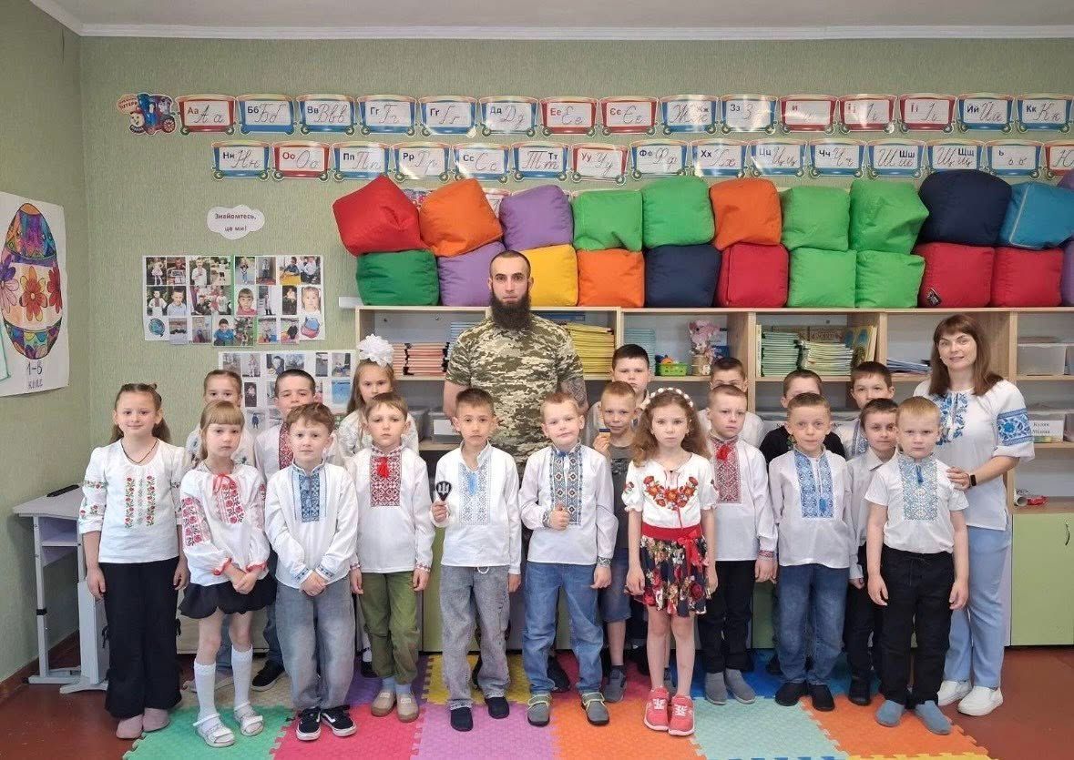 Решетилівські школярі зустрілися із військовим
