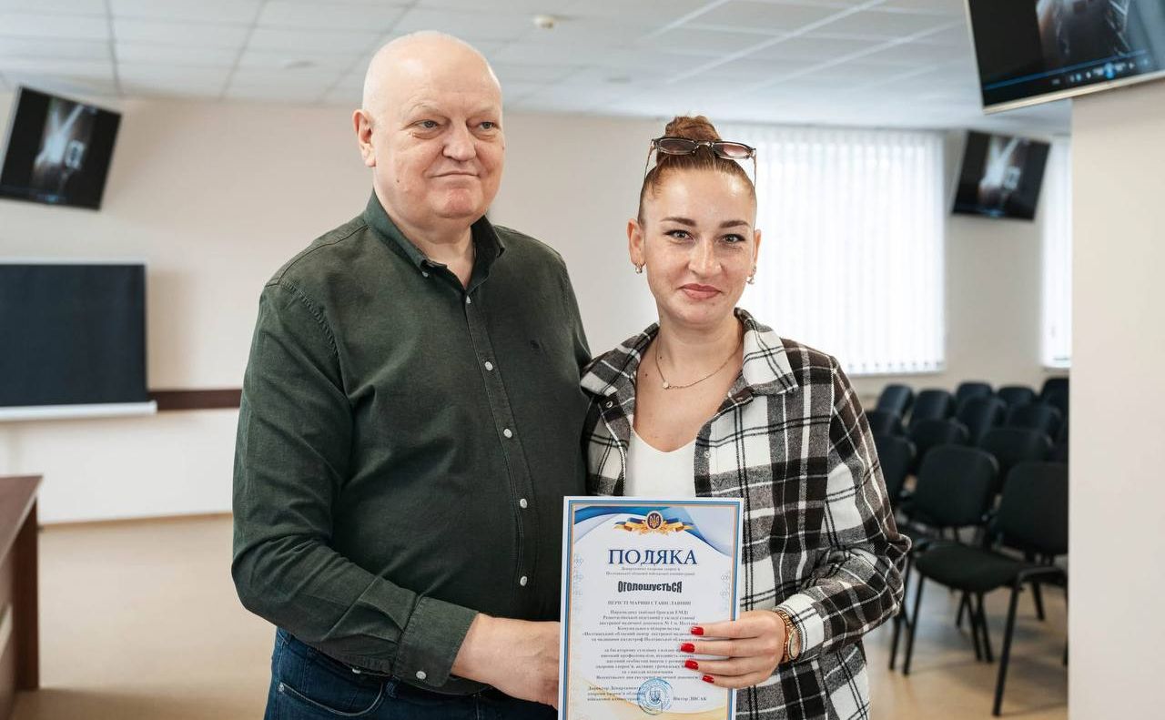 Парамедик з Решетилівки Марина Періста отримала відзнаку ОВА