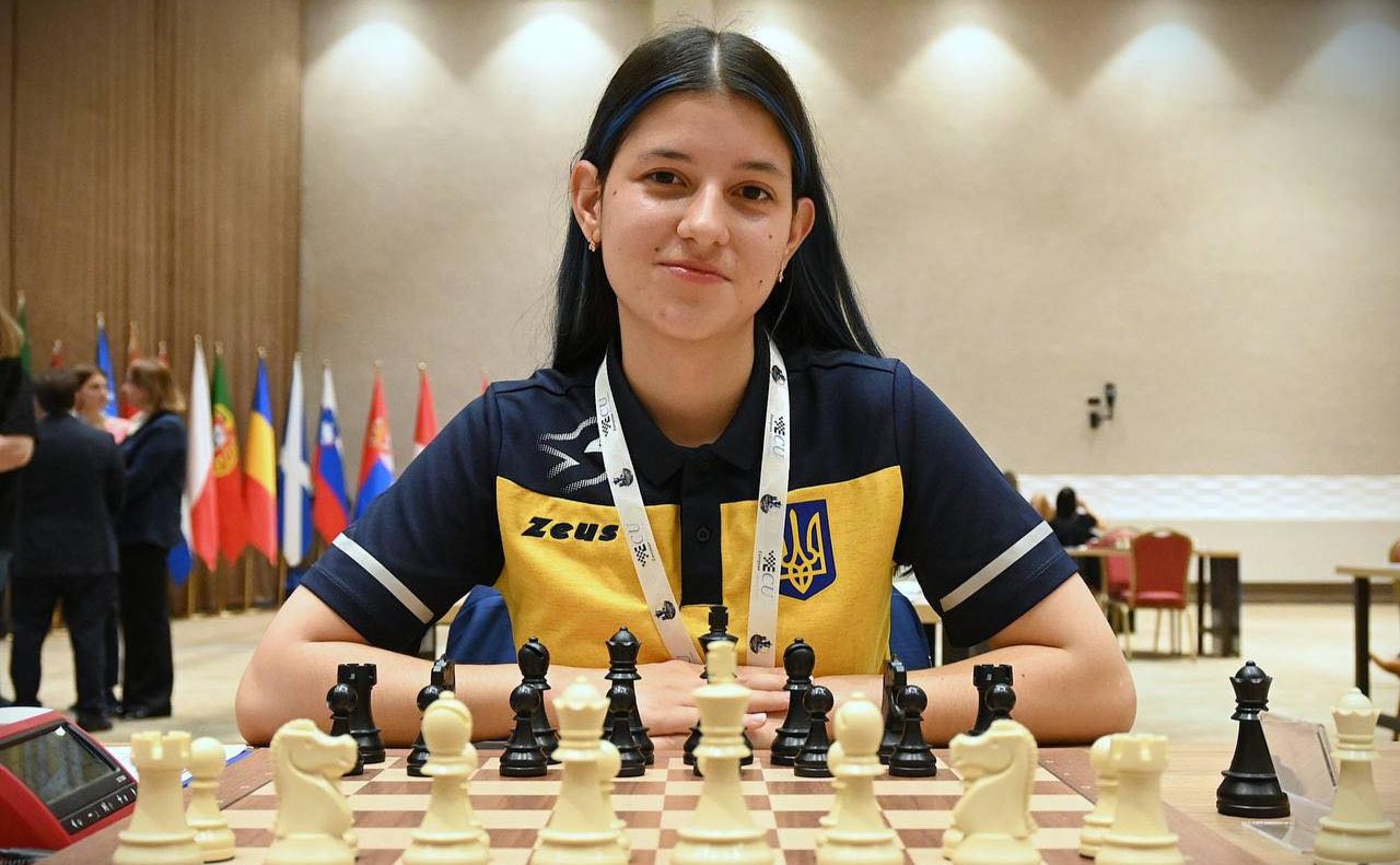 15-річна українка стала чемпіонкою Європи з шахів