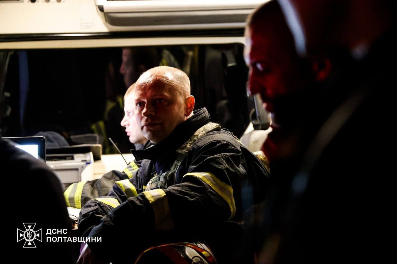 Через атаки БпЛА вночі у Полтавському районі травмовано людину
