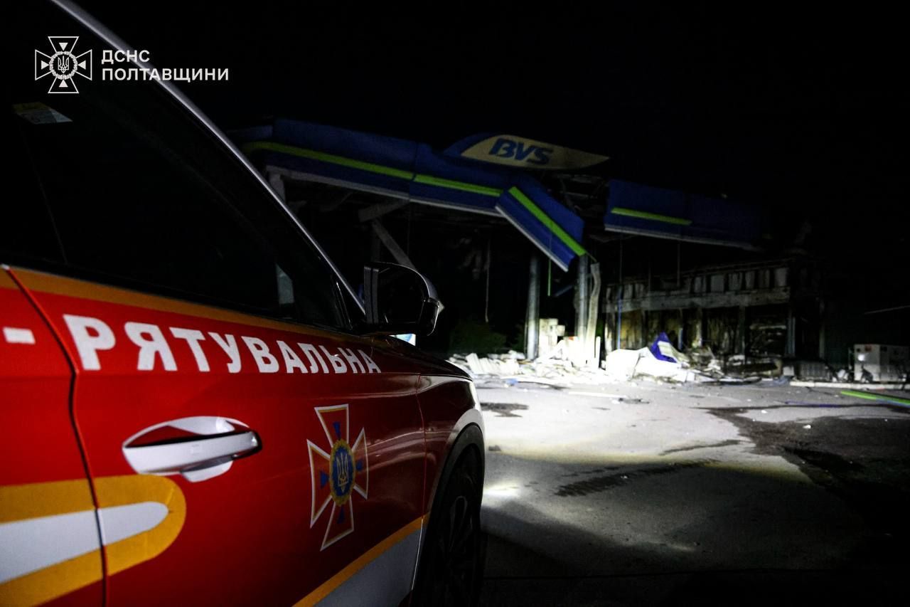 Через атаки БпЛА вночі у Полтавському районі травмовано людину