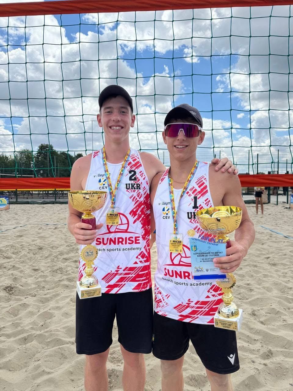 Вихованець ВК «Решетилівка» Михайло Бойко — чемпіон України з пляжного волейболу