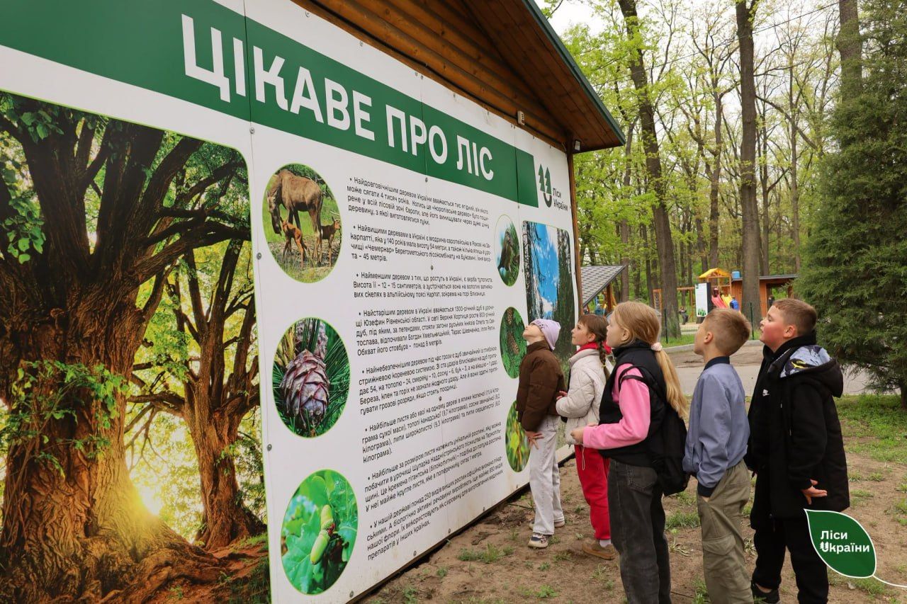 Поблизу Полтави функціонує лісова екостежка
