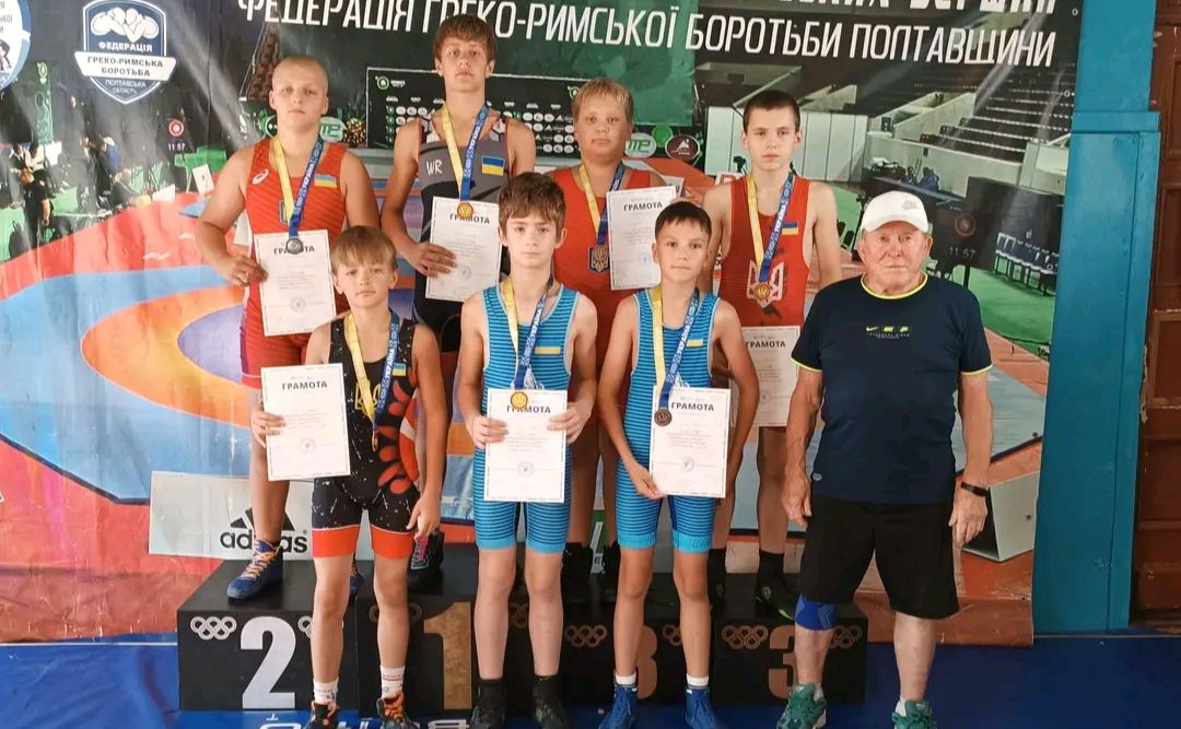 Решетилівські борці здобули сім нагород на чемпіонаті області