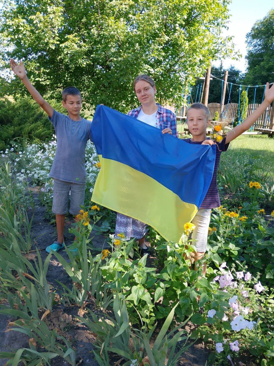 У Потічку організували патріотичний флешмоб